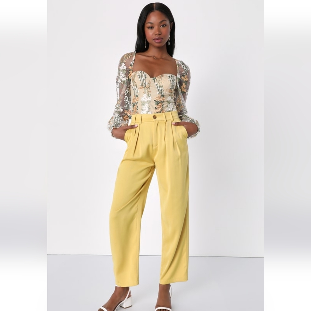 Embroidered Long Sleeve Bodysuit